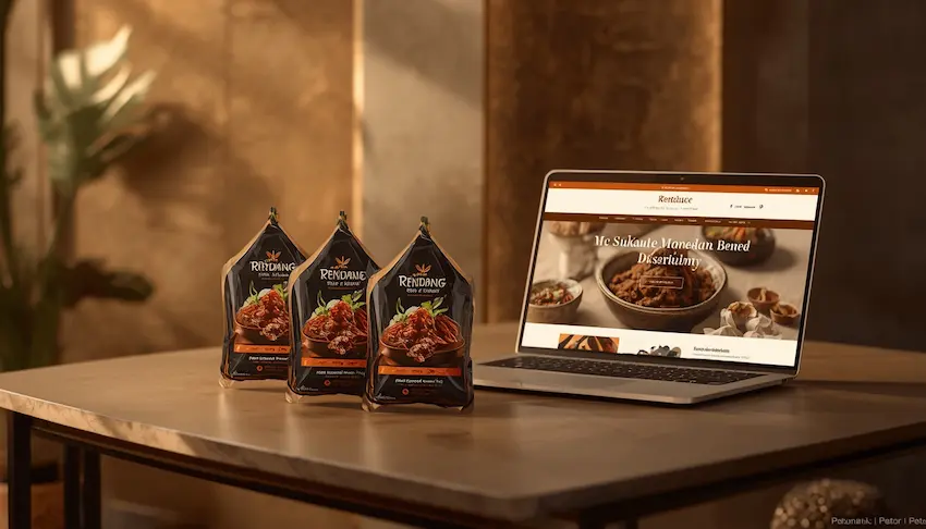 Rendang Menembus Eropa dan G20, Saatnya Pengusaha Oleh-Oleh Padang Go Global Punya Website Resmi